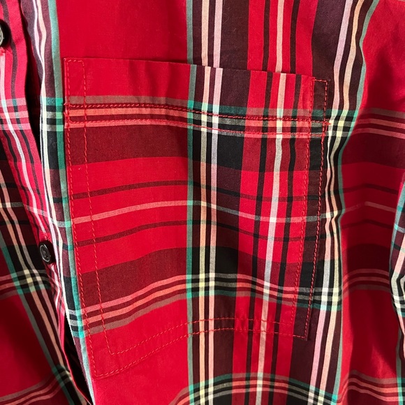 J.Crew Women’s Garcon Classic Shirt Tartan Plaid 100% Organic Cotton Size 4 - Picture 11 of 12